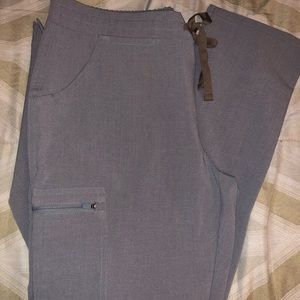 Figs Dark Space Gray Yola pants